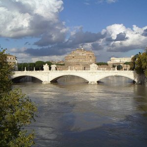 Hochwasser am Tiber
