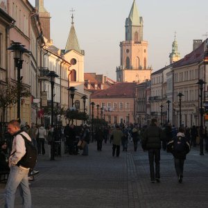 Lublin: Blick in die Fugngerzone
