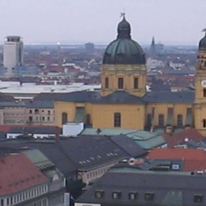 Rundumblick vom Kirchturm von St.Peter