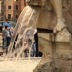 Piazza Navona Wasserfall