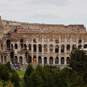 Palatin Blick auf Kolosseum