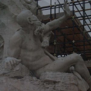 Detail Fontana Quattro dei Fiumi