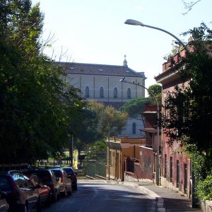 Blick zurck auf S. Paolo fuori le Mura