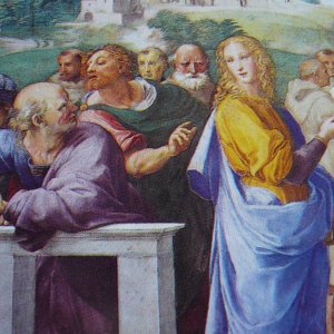 Francesco Maria della Rovere im Blickkontakt mit dem Kirchenkritiker