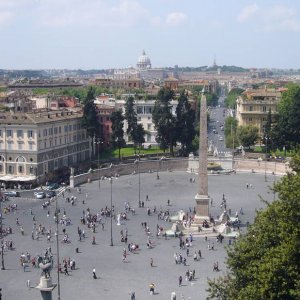 Piazza del Popolo vom Pincio