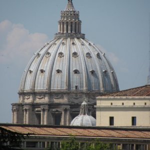 Kuppel von St. Peter vom Gianicolo aus gesehen