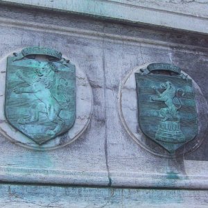 Luxemburger Wappen mit Lwen