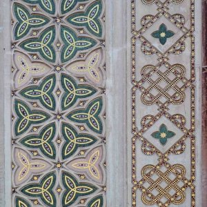 Orvieto Dom Fassade Mosaikornamente