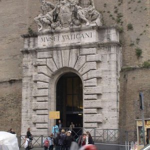 Eingang Vatikanische Museen