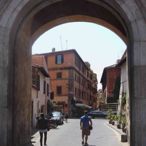 Porta Settimiana Trastevere