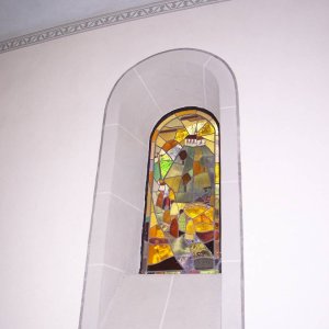 Servatius-Kapelle, Fenster "Servatius-Prozession"