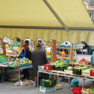 Markt an der Piazza di san cosimato