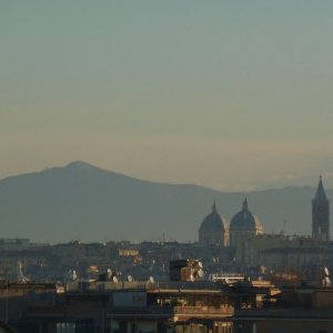 Blick von der Terrasse des San Francesco in Trastevere