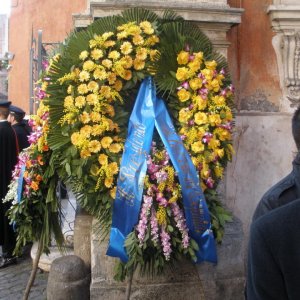 Trauerfeier fr Oscar Luigi Scalfaro - Piazza di S. Egidio