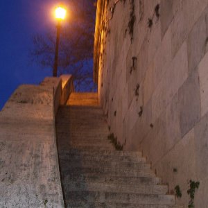 Am Tiber bei Nacht