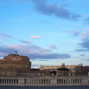 Abend am Tiber