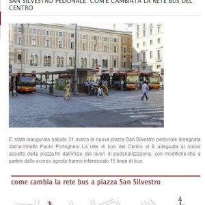 Cambiamenti Piazza S. Silvestro