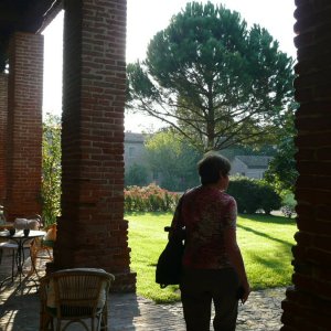 Tenuta Castel Venezze - Blick in den Garten