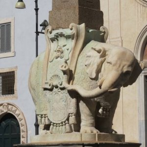 Elefant an der Piazza della Minerva