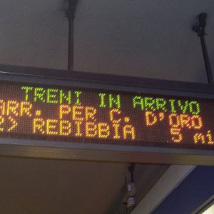 Metro B 1 nach Conca d'Oro