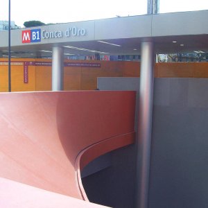 Metro B 1 nach Conca d'Oro