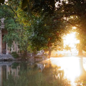 Villa Borghese - Sonnenuntergang