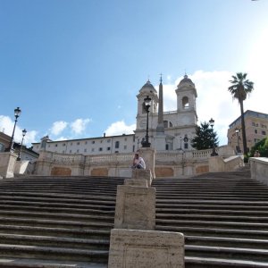 Spanische Treppe am Morgen