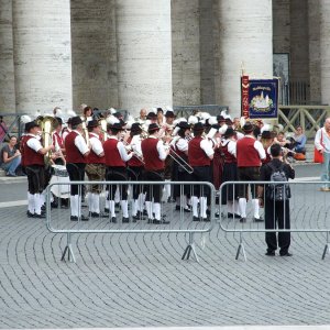 Blasmusik auf dem Petersplatz