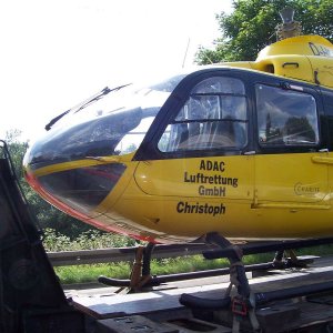 Hubschrauber auf der A 59, 30.6.2008