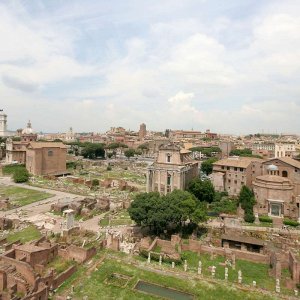 Palatin Blick bers Forum Romanum