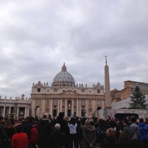 Radtour am Tiber, Abstecher Petersplatz