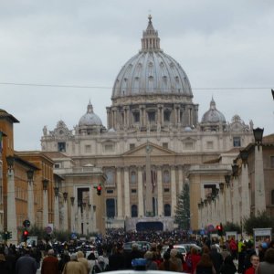 Radtour am Tiber, Abstecher Petersplatz