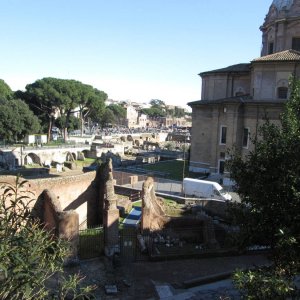 Vittoriano, Blick auf's Forum Romanum