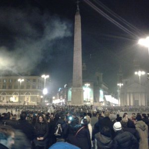 Silvester 2012 Piazza del Popolo