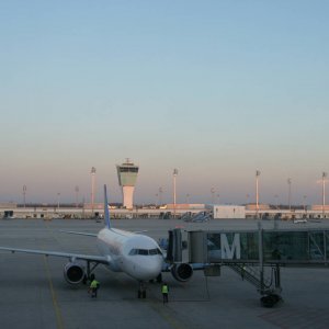 Flughafen Mnchen: auf dem Weg nach Rom...