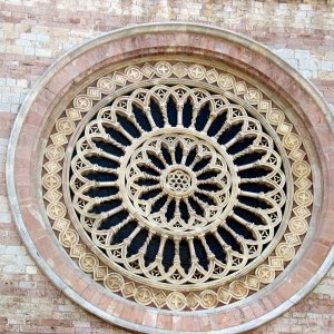 Assisi Sta Chiara Rosette