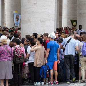 Petersplatz Sonntagmorgen