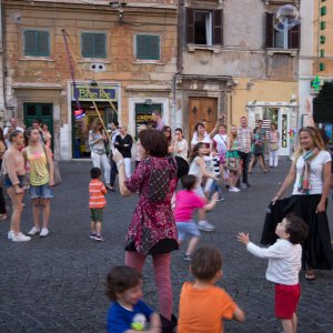 Trastevere Straenunterhaltung