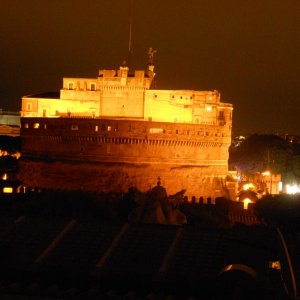 Nchtliche Dachterrasse