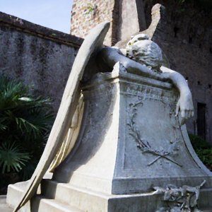 trauernder Engel Cimitero Acattolico