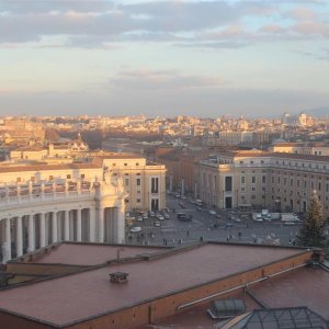 Vatikan Aussicht Loggetta des Kardinal Bibbiena