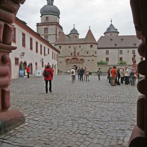 Innenhof der Festung Marienberg