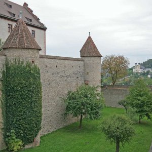 Festung Wuerzburg mit Blick auf Kaeppele