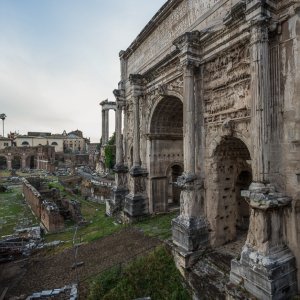 Nachttour Septimus Severus Bogen