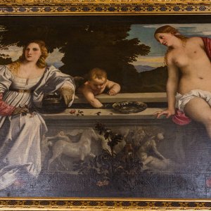 Borghese Himmliche und irdische Liebe Tizian