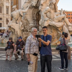 Piazza Navona mit Selfie