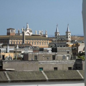 Rom 2016 Blick von Dachterrasse des Hotels