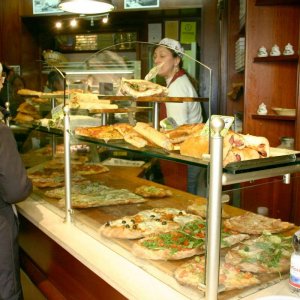 Pizza in der Borgo Pio