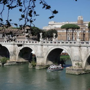 Tiber mit Boot