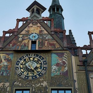 Ulm Rathaus astronomische Uhr